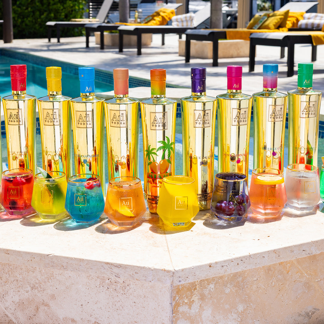 Au Vodka Miami Mango Full Flavour Bundle - 9 Bottle