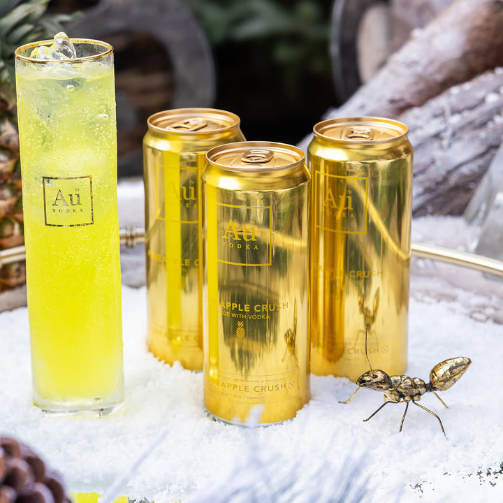 Au Vodka Pineapple Crush 250ml Premix RTD - Case of 12