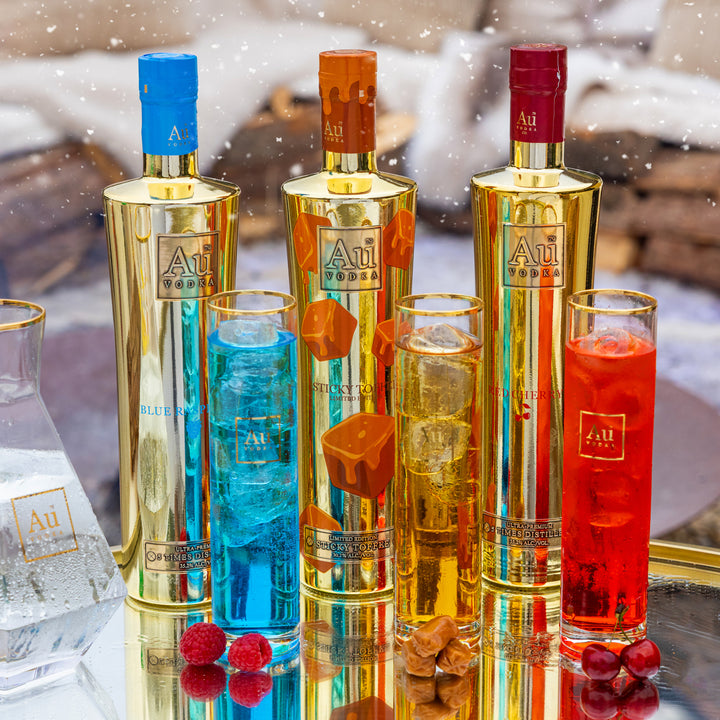 Au Vodka Sticky Toffee 3 Bottle Bundle